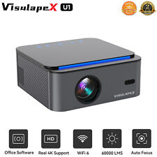 Real 4K Projector 60000LMS 3D 5G WiFi Auto Focus Video Home Theater 300