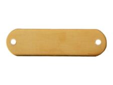 ¾'' x 2 ¾'' Blank Brass Name Plates, Formerly GRH Stamping bulk pack picture