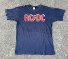 Vintage 1980 ACDC Back In Black Europe Tour T Shirt picture