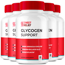 (5 Pack) Sweet Relief Glycogen Blood Support Supplement Capsules (300 Capsules) picture