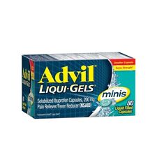 Advil Liqui-Gels Minis Pain Reliever & Fever 200mg 80 Caps*EXP:04/26 picture