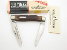 Vtg 1980s Schrade USA 77OT Muskrat Old Timer 2 Blade Folding Pocket Knife picture