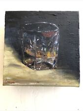 ORIGINAL RARE ACRYLIC PAINTING SMALL 8 x 8 inches. picture
