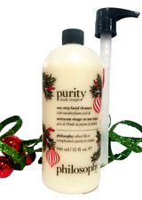 Philosophy Purity Made Simple Facial Cleanser 32 oz  NEW SEALED PUMP  HOLIDAY picture