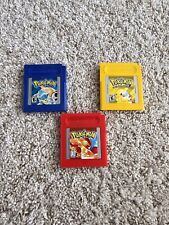 Pokemon Red + Yellow + Blue (Nintendo GameBoy) - Authentic picture