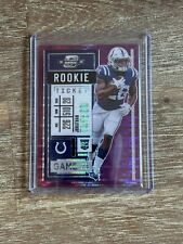 JONATHAN TAYLOR 2020 CONTENDERS OPTIC ROOKIE TICKET PURPLE PULSAR RC /21 picture