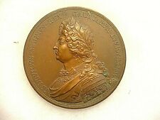 Superb Antique Ludovicus Magnus Rex Bronze Medallion by Molart F.  picture