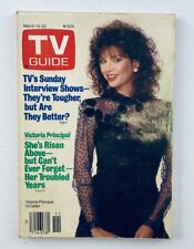 TV Guide Magazine March 14 1987 Victoria Principal WA-Baltimore Ed. No Label picture