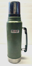 Vintage Stanley Aladdin Green Vacuum Bottle Thermos 1 Quart Made in USA picture