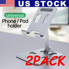 Universal Metal Desk Tabletop Phone iPad Tablet Stand Holder Foldable Adjustable picture