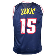 Nikola Jokic Signed Denver Blue Basketball Jersey (Beckett) picture