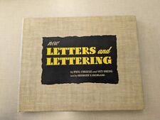 1943 Vintage SpiralBound Hardback Letters & Lettering Instructional Font Book picture