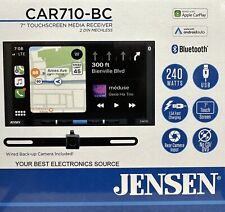 NEW Jensen CAR710-BC 2-DIN Digital Media Stereo, CarPlay/Android Auto/BackUp Cam picture