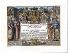 XVII ème - Italie - Superbe Gravure Antiquae Urbis Splendoris Par L Giacomo 1615 picture