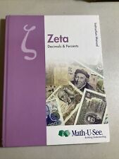 Zeta Decimals and Percents Math-U-See Instruction Manual picture