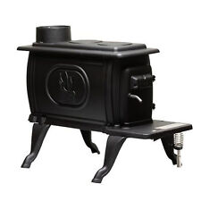 US Stove Company Rustic 900 Square Foot Clean Burning Cast Iron Log Wood Stove picture