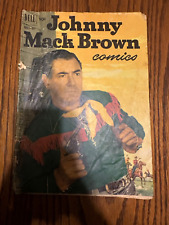 Johnny Mack Brown comics #9 golden age 1952 Dell Comic Book western picture
