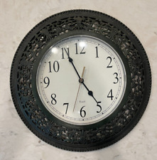 Vintage Kirch Wall Clock Ornate Design Second Hand Soft Tick picture