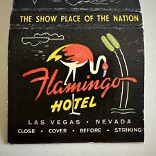 Vintage 1950s Flamingo Hotel Las Vegas Matchbook Cover picture