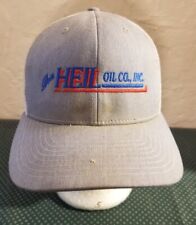 Don Heil Oil Co Hat Baseball Cap Gray White Mesh Snapback Adjustable  picture