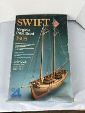 Artesania Latina Swift Virginia Pilot Boat 1805 Wood Model Kit -  *READ* picture