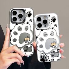 Cute Cat Paw Pattern Phone Case For iPhone 15 14 11 12 13 Pro Max XR XS 8 Cover picture