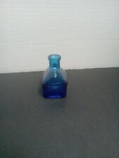 Vintage Wheaton Cobalt Blue Glass (School House) Bottle picture