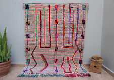 Moroccan Handmade Beni Ourain Azilal Berber Handmade Authentic Rug Tribal picture