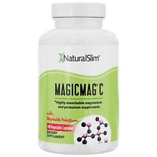 NaturalSlim MagicMag C Magnesium Citrate Capsules W/ Natural Potassium, 100 Ct picture