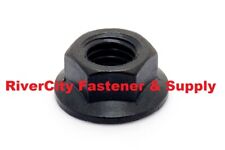 1/2-13 Hex Flange Nut Grade 8 1/2x13 Nuts 1/2 x 13 Smooth Bottom Phos & Oil picture