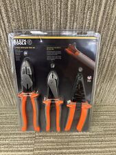 KLEIN Tools 3 piece 9416R 1000V Insulated Plier, Cutter, Stripper Tool Kit 1000V picture