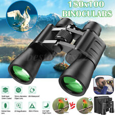 180x100 HD Military Powerful Binoculars Day/Low Night Optics Hunting & Case US picture