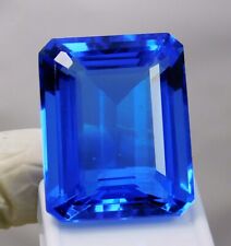 109.75Ct Natural Blue Tanzania Of Tanzanite Emerald Cut Loose Gemstone Certified picture
