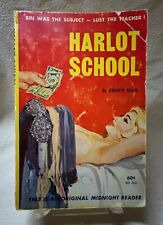 Harlot School 1962 Midnight Reader Vintage Pulp Fiction Paperback picture