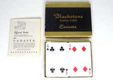 Vintage  1951 Blackstone Canasta Double Deck Playing Cards Collectibles Rare picture