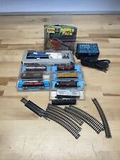 N Scale Train LOT “Atlas” Brand Trains Engines/Cabs/Cars & Track Pieces LOT picture
