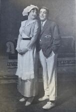 1915 Vintage Magazine Illustration Actors Fay Compton & Lauri De Frece picture