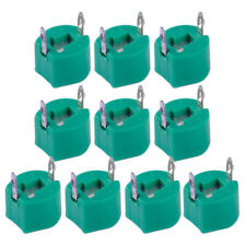 10x 30pF Green Plastic Adjustable Variable Capacitor 2 Pins Plastic 0.8 x 0.6cm picture