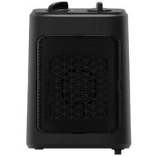 1500W Ceramic Electric Space Heater, Overheating & Tip-Over Protection, Black picture