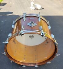 vtg Slingerland 22 x 14 Bass Drum 1970's Natural Finish, Clean, Made in the USA picture