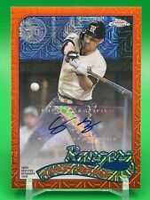 2024 Topps Series 1 COREY SEAGER Silver Pack Orange AUTO 07/25 WORLD SERIES MVP picture