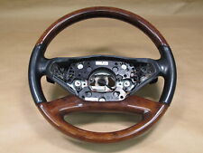 🥇10-13 MERCEDES W221 S-CLASS LEATHER WOOD STEERING W PADDLES OEM picture