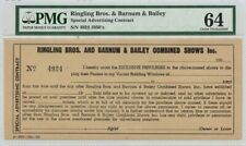 1950's Ringling Bros. & Barnum & Bailey Advertising Contract PMG CH64 picture