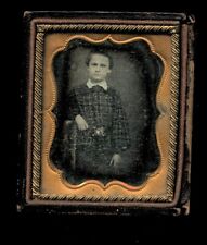ID'd Maryland Boy ARTHUR SHRIVER 1/9 Daguerreotype 1850s picture