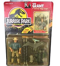 Vintage Jurassic Park ALAN GRANT w/ Aerial Net Trap Figure - Kenner 1993 - NEW picture