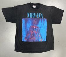 NIRVANA Vintage SOFTEE Tee Jays  *Size L* T-Shirt ~ SLIVER ~ Single Stitch picture