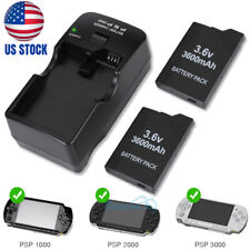 2-10X 3600mah Rechargeable Battery for PSP Slim 2000/2001/3000/3001/3003+Charger picture