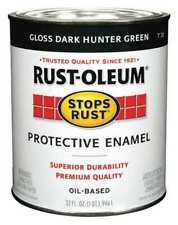 Rust-Oleum 7733502 Interior/Exterior Paint, Gloss, Oil Base, Dark Hunter Green, picture
