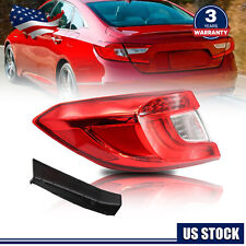LED Left Driver Outer Tail Light For Honda Accord 2018-2022 Rear Taillamps Brake picture