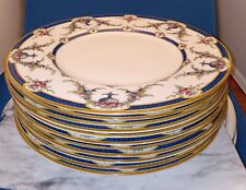 Set Of 11, Royal Worcester England Rosemary 10&1/2” Dinner Plates picture